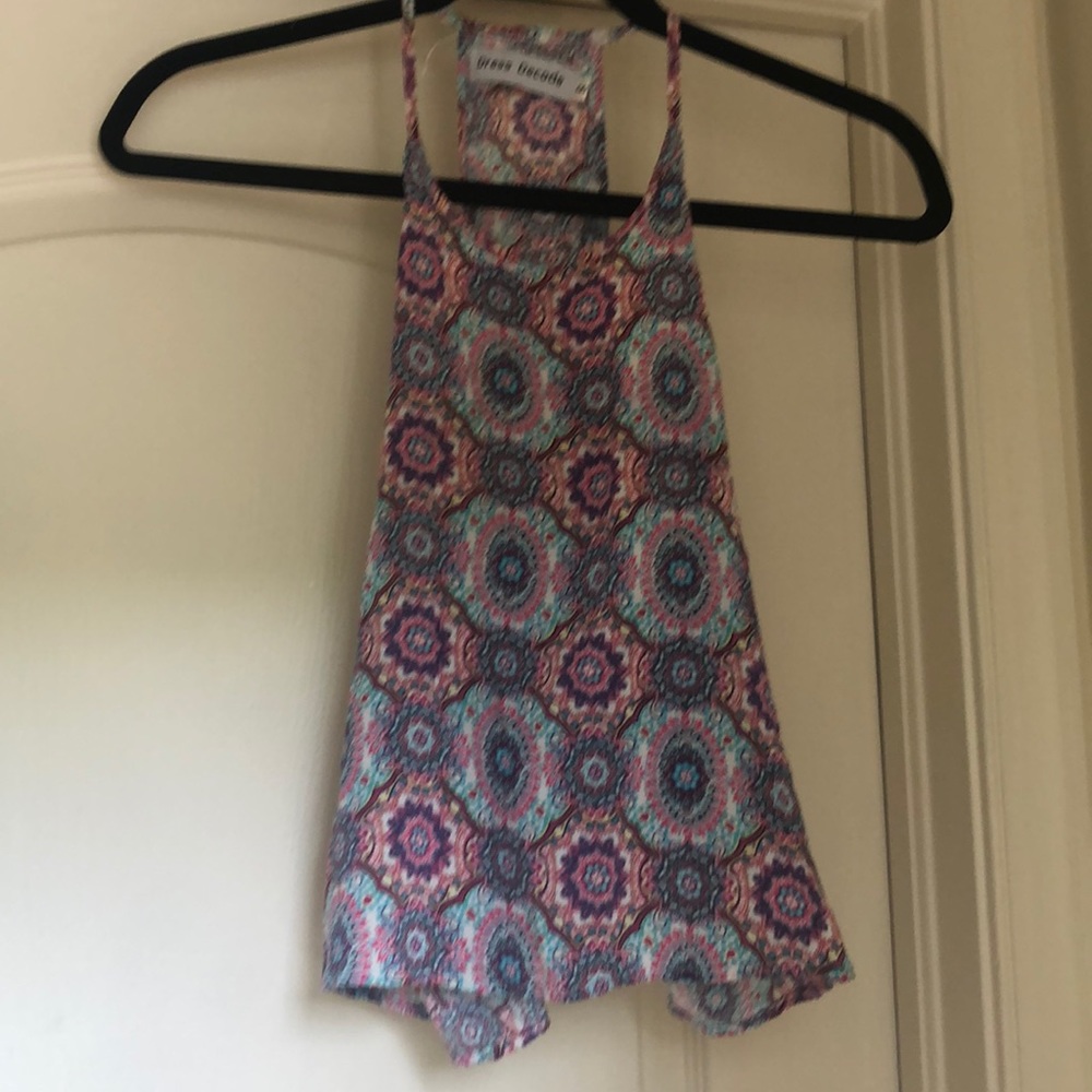LF (Dress Decode) Paisley cropped top